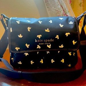 Nylon Crossbody Kate Spade Handbags 
Blue and white- excellent condition